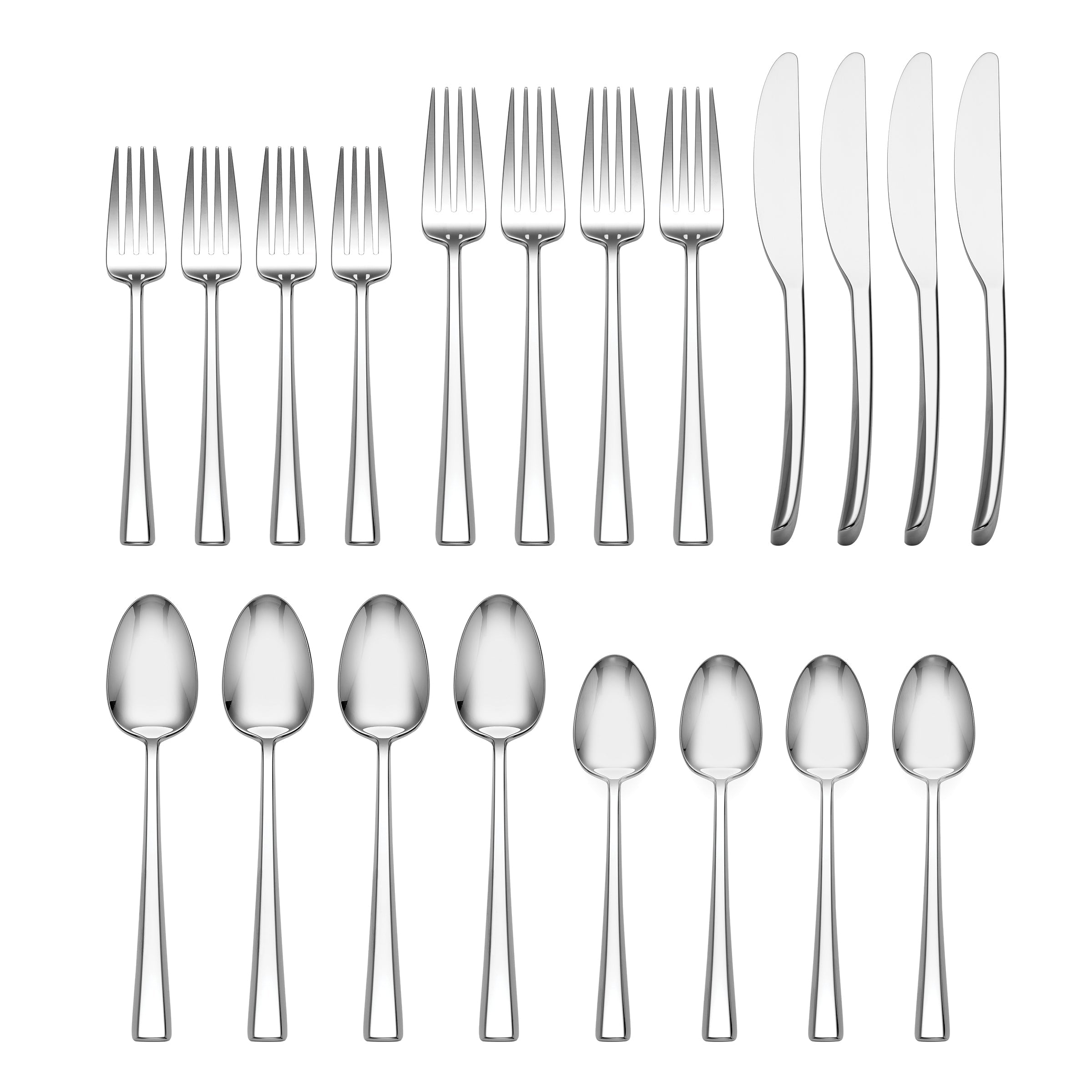 Maxine Mirror 20 Piece Flatware Set