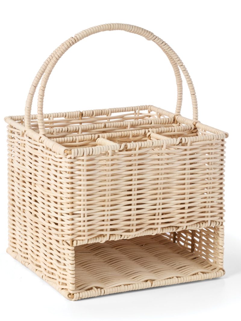 24 Seven Real Rattan Caddy